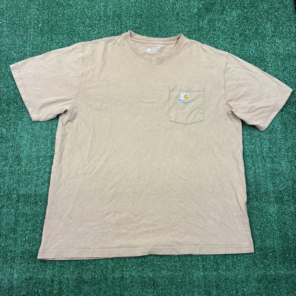 Y2K Carhartt Tan‎ Pocket T-shirt